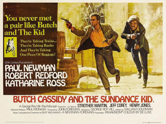 1969 Butch Cassidy And The Sundance Kid Movie Magnet Paul Newman Redford