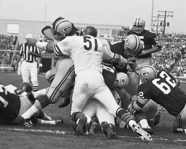 1969 Chicago Bears Dick Butkus Glossy Magnet Nfl Football Magnet