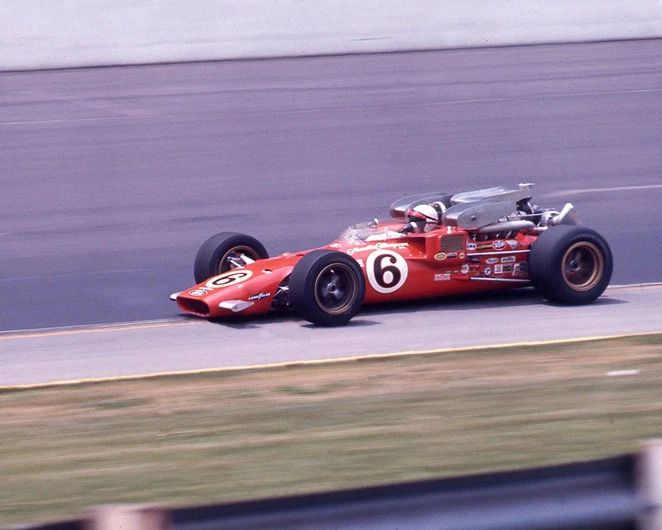 1969 Indy Racecar Driver Aj Foyt Glossy Photo Print Formula One Poster 1