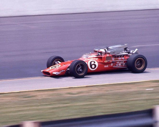 1969 Indy Racecar Driver Aj Foyt Glossy Photo Print Formula One Poster 1