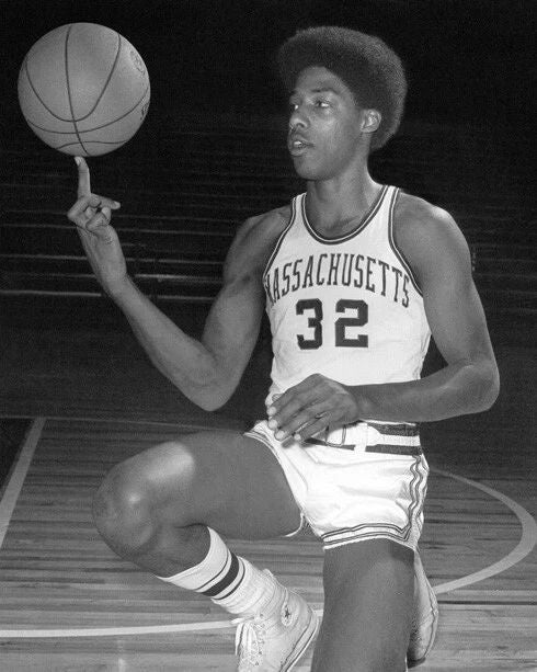 1969 Massachusetts Julius 'Dr J' Erving Glossy Magnet College Basketball
