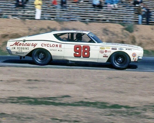 1969 Mercury Lee Roy Yarbrough Glossy Magnet Riverside Speedway Magnet