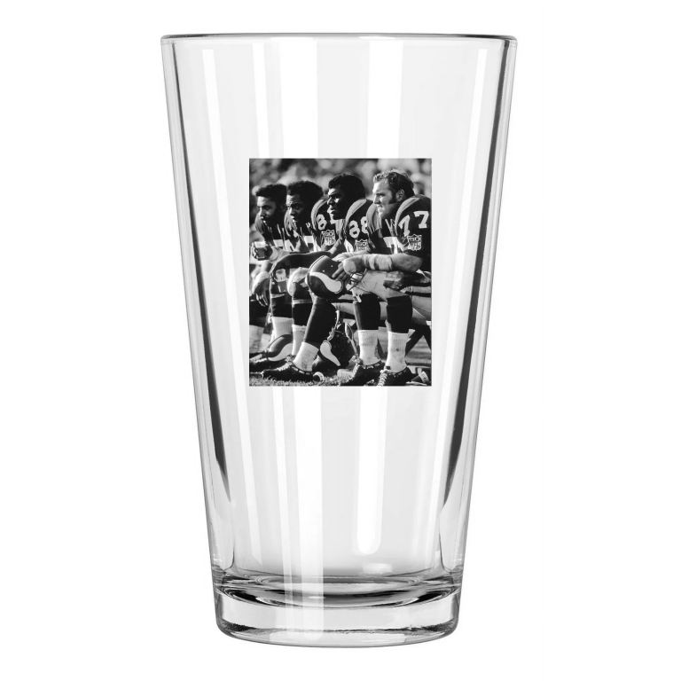 1969 Minnesota Vikings Purple People Eaters Eller Page Marshall Pint Beer Glass