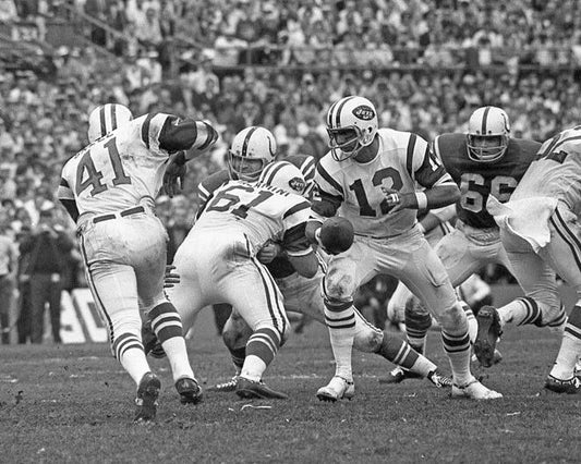 1969 New York Jets Matt Snell And Joe Namath Super Bowl Iii Photo Print
