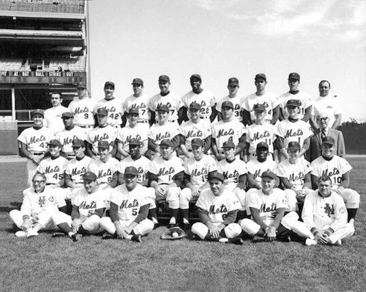 1969 New York Mets Glossy Keychain 'Miracle Mets'World Series Champs Print