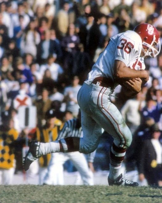 1969 Oklahoma Sooners Steve Owens Glossy Magnet Print College Heisman Trophy
