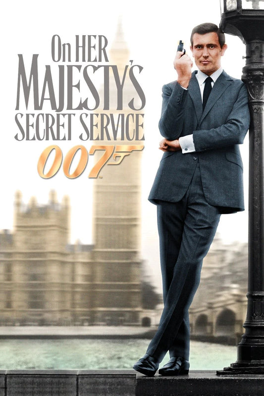 1969 On Her Majesty'S Secret Service Movie Poster 007 James Bond Lazenby