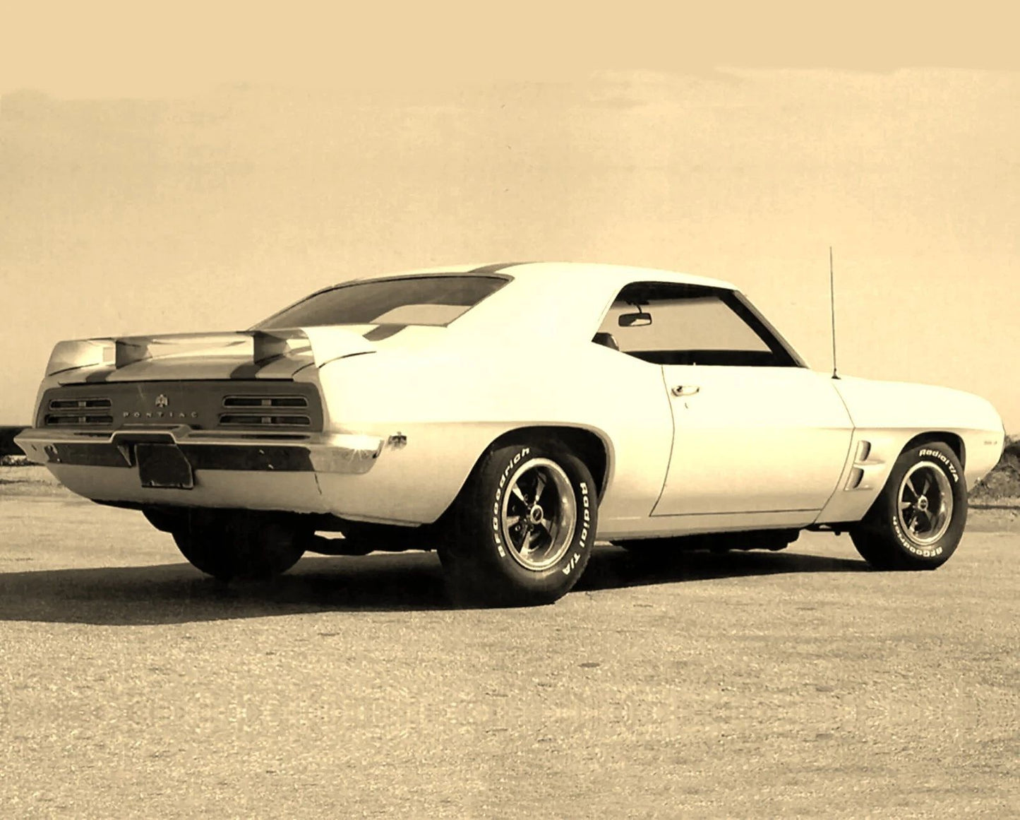1969 Pontiac Trans Am Coupe Retro American Muscle Car Picture Magnet