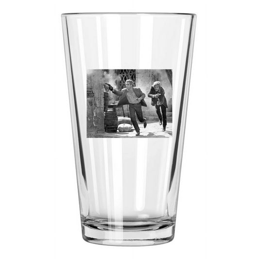 1969 Robert Redford And Paul Newman Butch Cassidy & The Sundance Kid Pint Glass