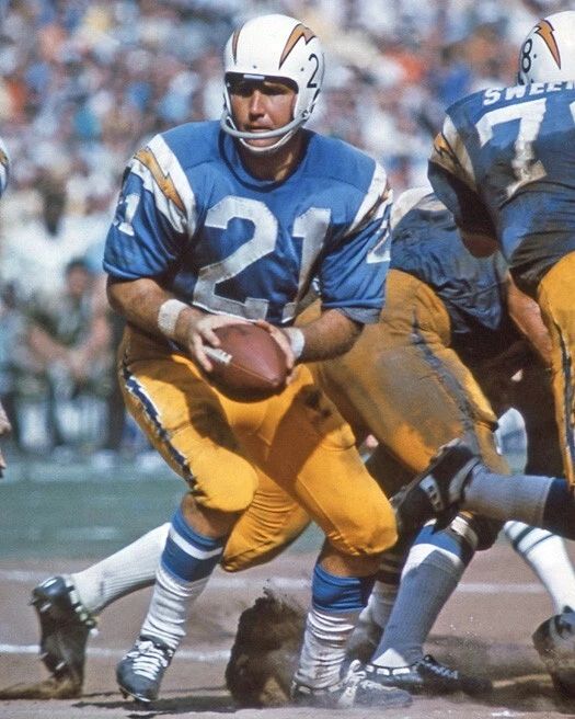 1969 San Diego Chargers John Hadl Glossy Photo Football Print Poster 2