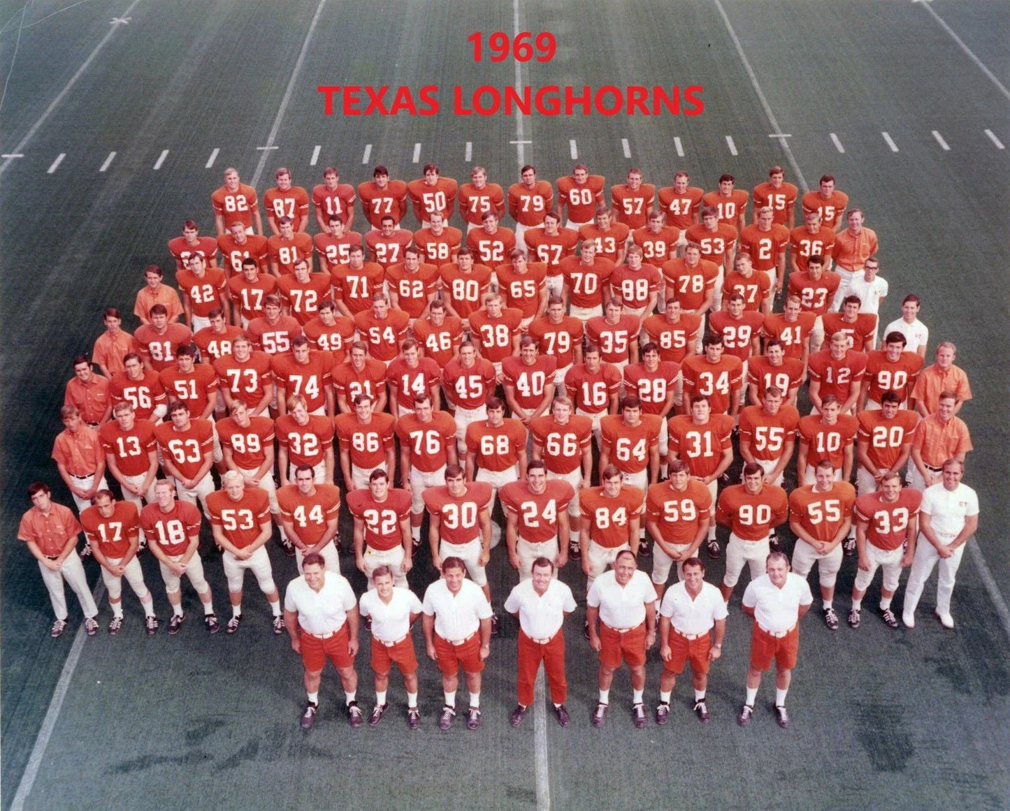 1969 Texas Longhorns Photo Picture Ncaa Football Champs