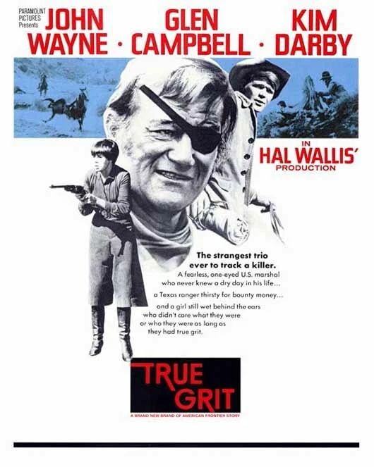 1969 Western Film 'True Grit' John Wayne Photo Print Movie Poster