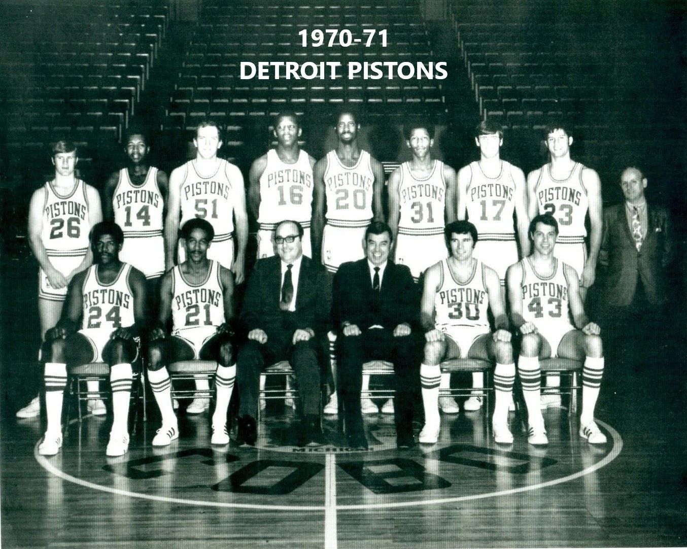 71 Detroit Pistons Team Photo Basketball Picture Nba 300 Piece Jigsaw Puzzle
