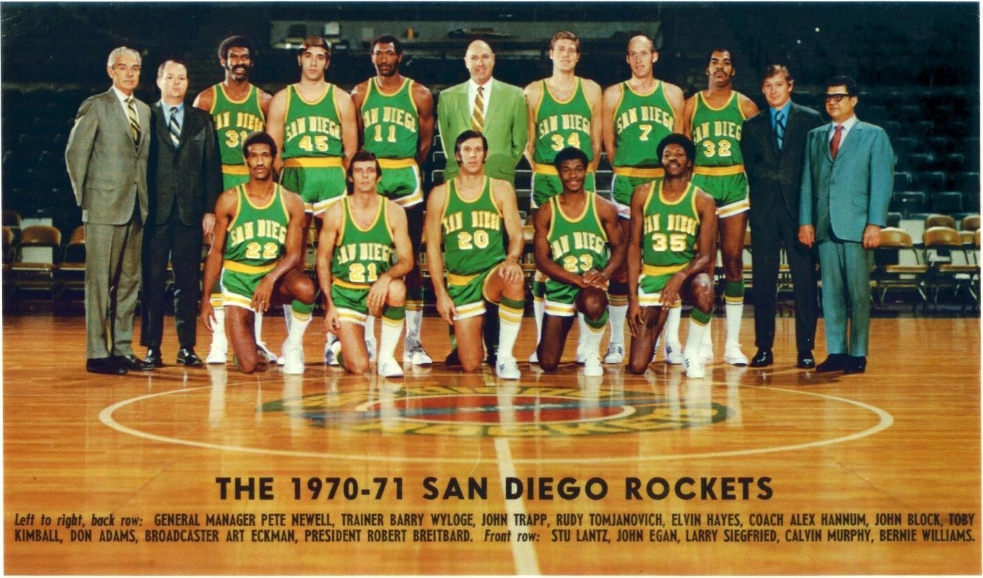 71 San Diego Rockets Team Keychain Basketball Picture Nba Wide Border