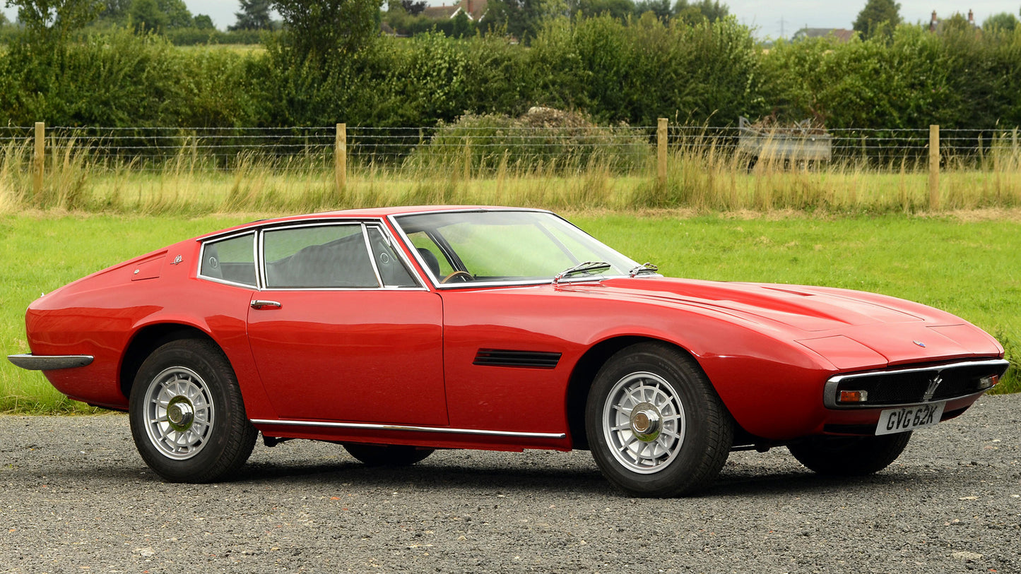 Maserati Ghibli Ss Uk Hd Art Print Poster