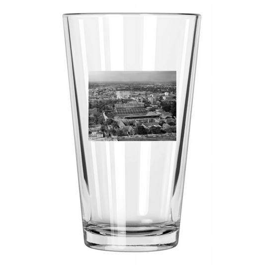 1970 Bobby Dodd Stadium Photo Grant Field Georgia Tech Pint Beer Drinking Glass