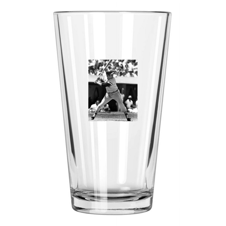 1970 Baltimore Orioles Brooks Robinson Photo Baseball Pint Beer Drinking Glass