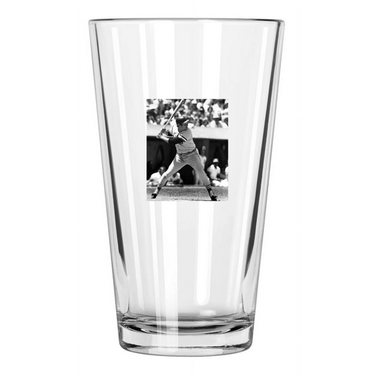 1970 Baltimore Orioles Brooks Robinson Photo Baseball Pint Beer Drinking Glass