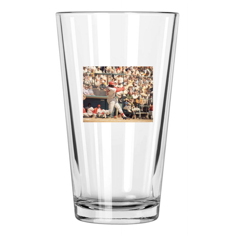 1970 Chicago White Sox Dick Allen Photo Baseball Pint Beer Drinking Glass