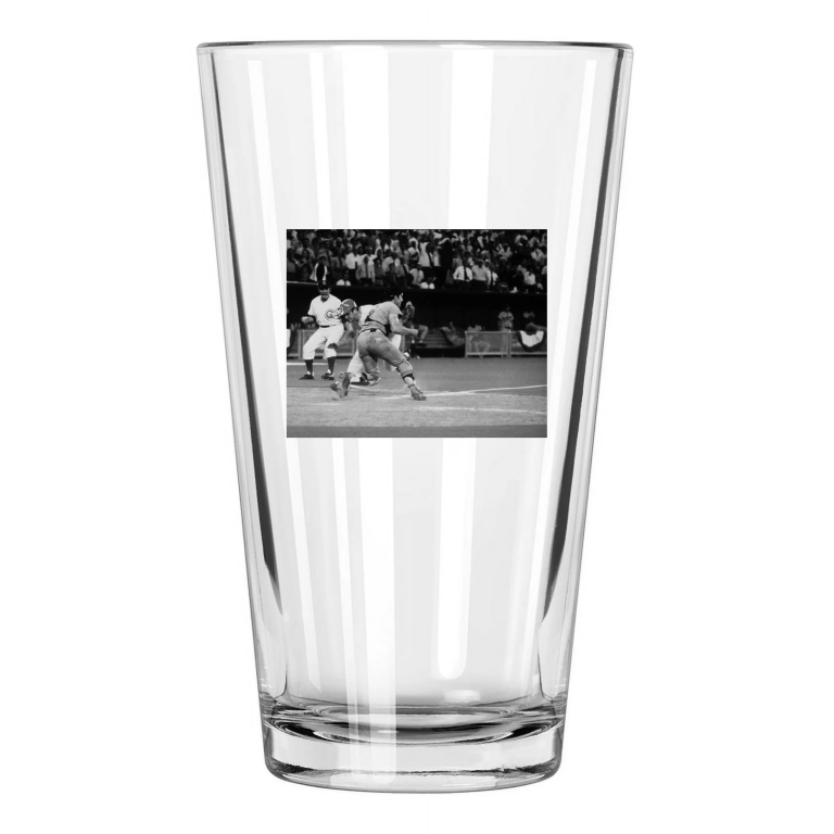 1970 Cincinnati Reds Pete Rose All Star Game Ray Fosse 1 Pint Beer Glass