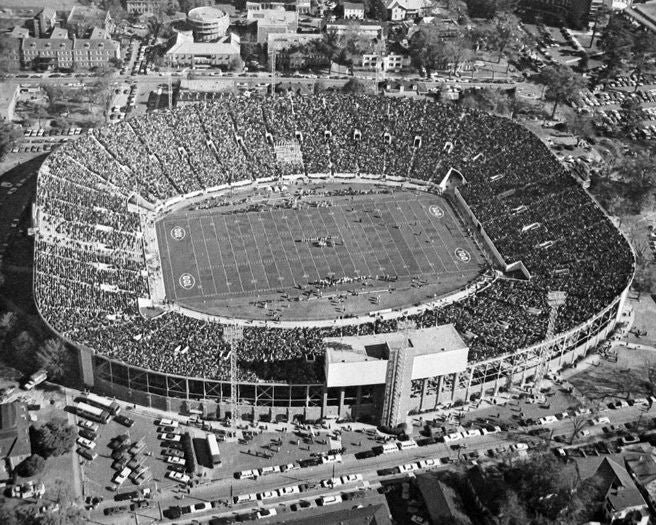 1970 Denny Stadium Glossy Keychain Field Keychain Alabama Crimson Tide