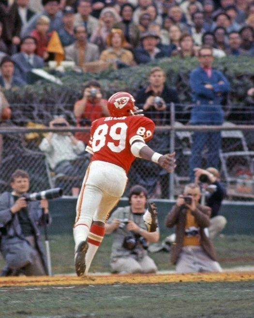 1970 Kansas City Chiefs Otis Taylor Glossy Photo Super Bowl Iv Print Poster