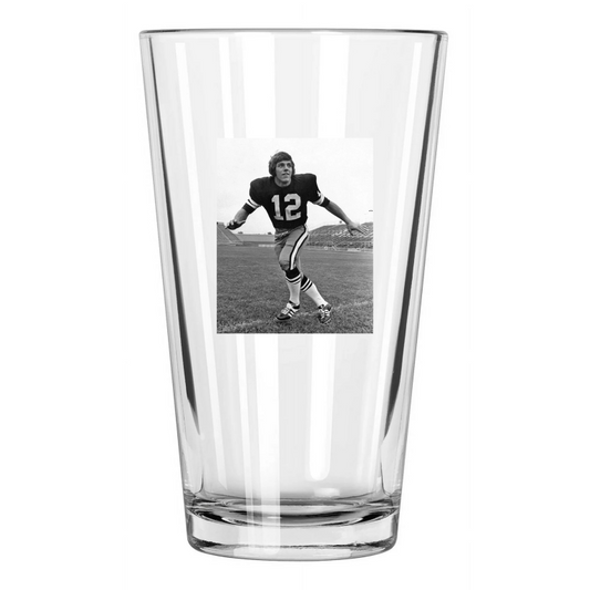 1970 Kent State Nick Saban Photo College Football Pint Beer Drinking Glass