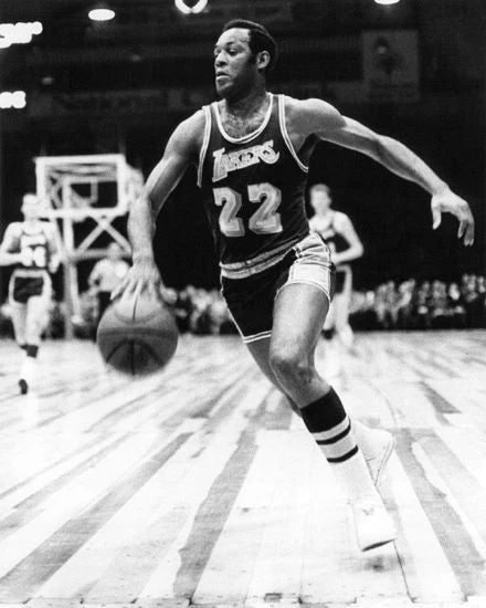 1970 Los Angeles Lakers Elgin Baylor Glossy Photo Basketball Print Poster