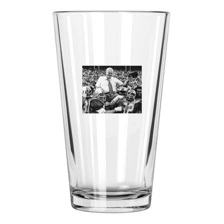1970 Ohio State Buckeyes Woody Hayes Big 10 Championship Pint Beer Glass