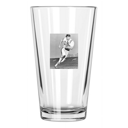 1970 Ole Miss Rebels Archie Manning Photo Ncaa College Pint Beer Drinking Glass