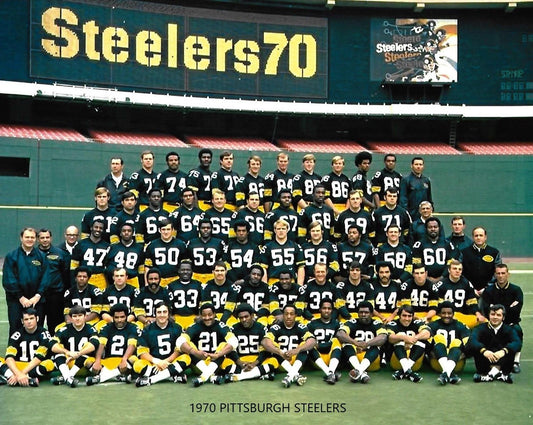 1970 Pittsburgh Steelers Team Photo Nfl Football Picture 300 Piece Jigsaw Puzzle
