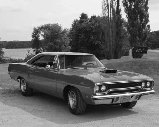 1970 Plymouth Roadrunner Retro Classic American Muscle Car Picture Photo
