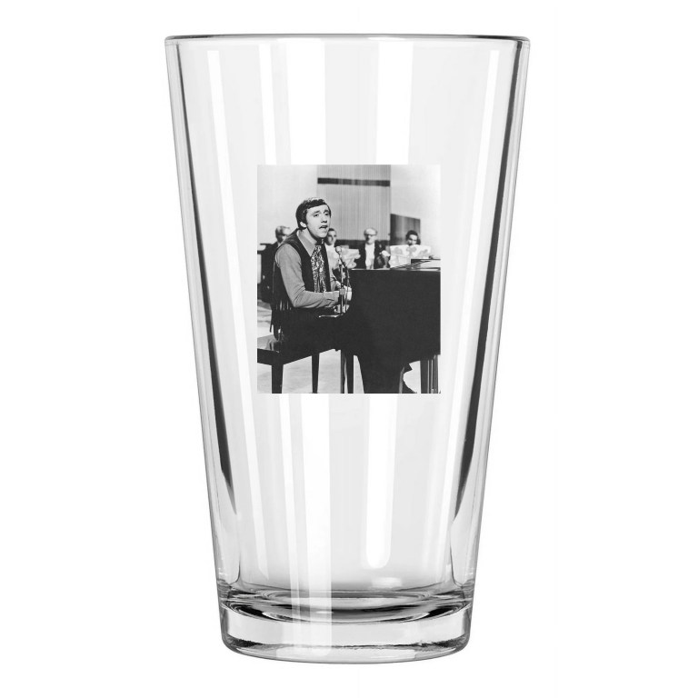 1970 Pop Singer Ray Stevens 'Everything Is Beautiful' Pint Beer Drinking Glass