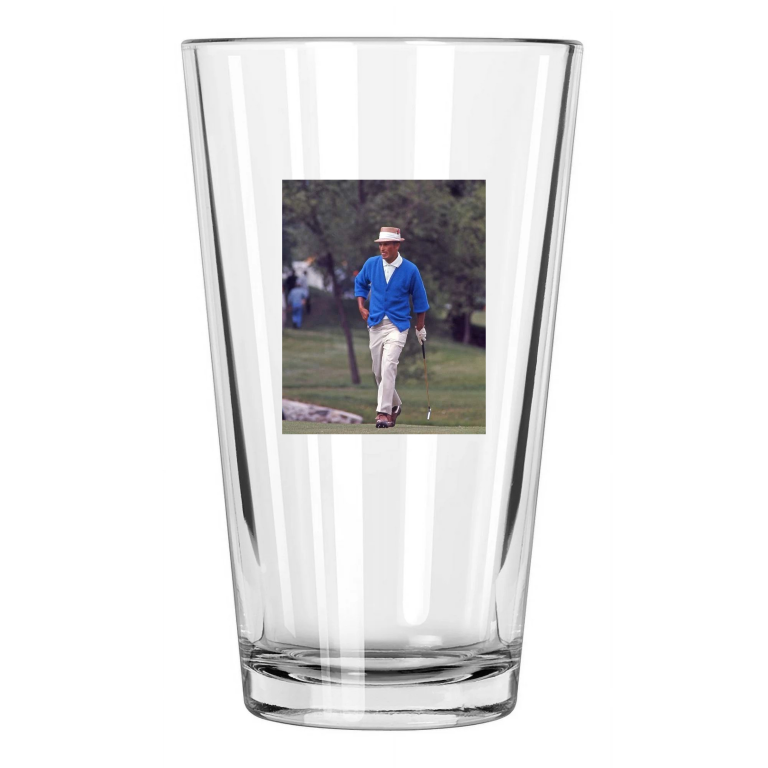 1970 Pro Golfer Chi Chi Rodriguez Photo Golf Us Open Pint Beer Drinking Glass