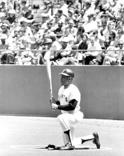 1970 San Francisco Giants Willie Mays Glossy Keychain Baseball Keychain