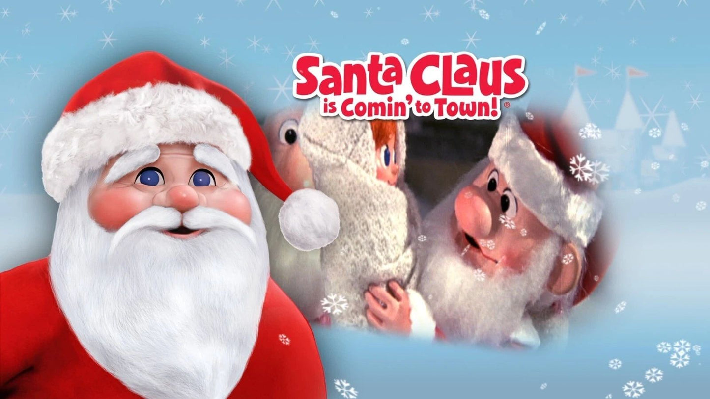 1970 Santa Claus Is Comin To Town Movie Poster Fred Astaire