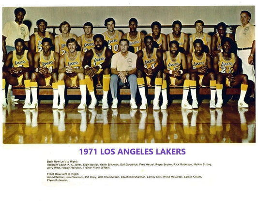 72 Los Angeles Lakers Team Magnet Basketball Picture Nba La