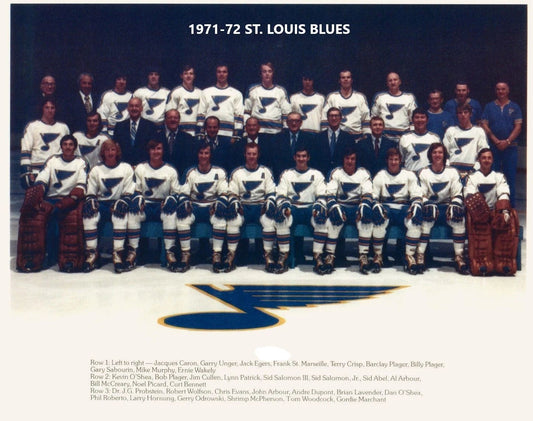 72 St. Louis Blues Team Photo Hockey Picture Nhl