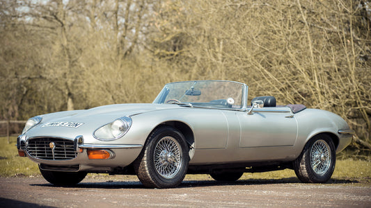 Jaguar E Type V12 Open Two Seater Uk Hd Art Print Poster
