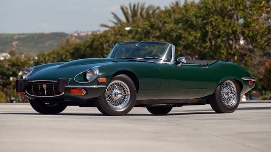 Jaguar E Type V12 Roadster Us Hd Art Print Poster
