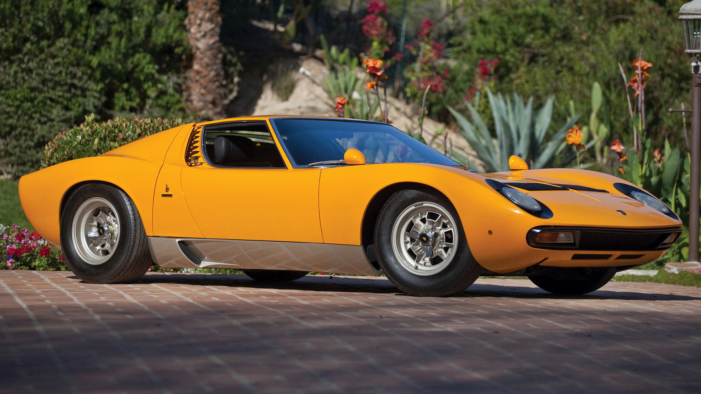 Lamborghini Miura Sv Hd Art Jigsaw Puzzle