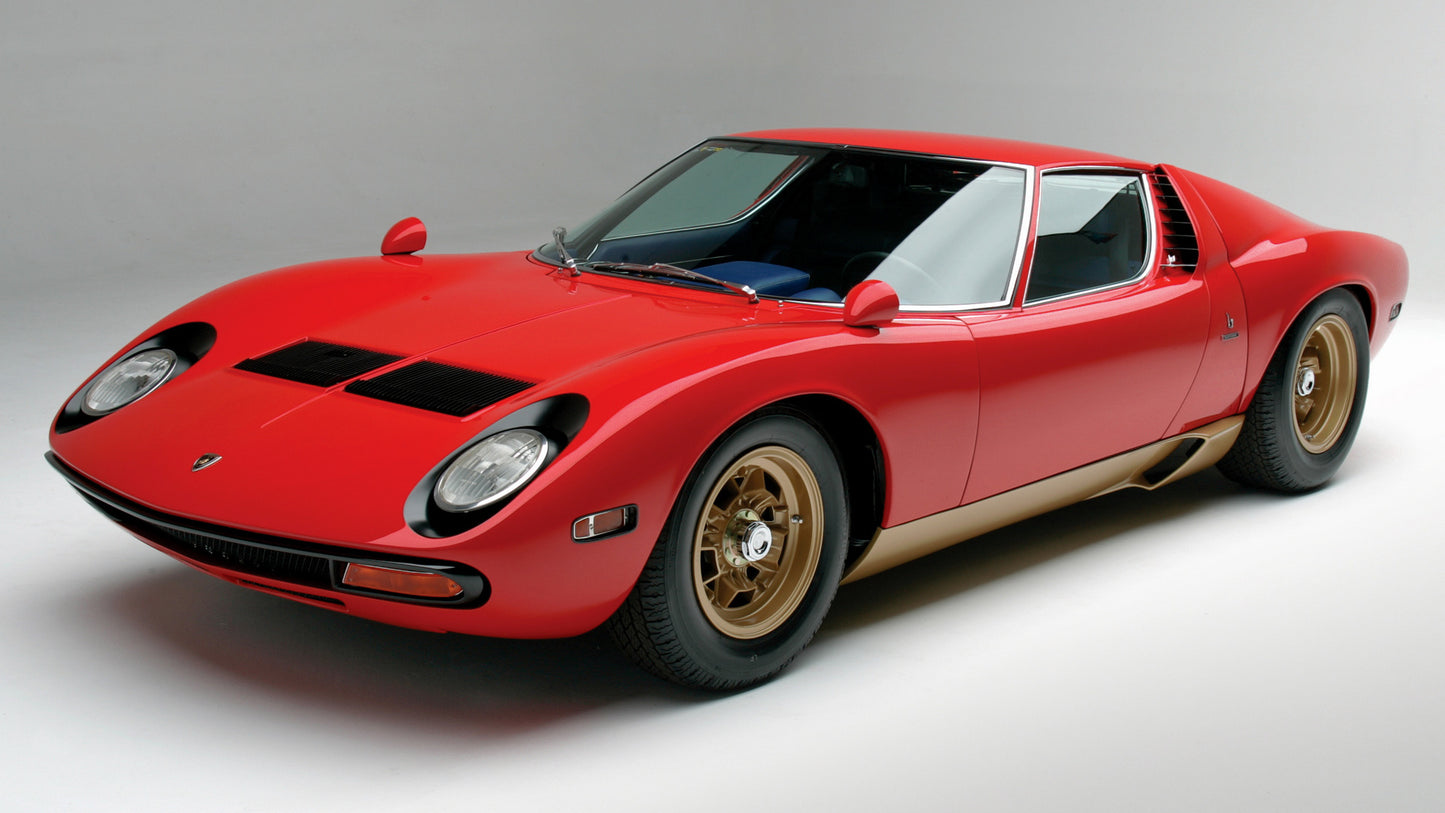 Lamborghini Miura Sv Us Hd Art Print Poster