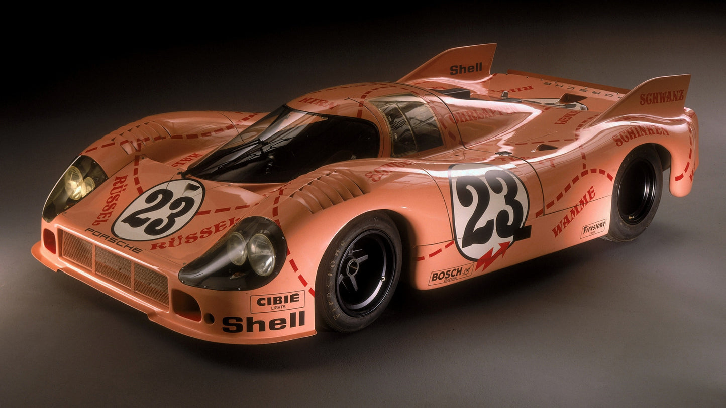 Porsche Pink Pig Hd Art Keychain