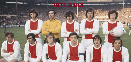 1971 Ajax Team Photo Soccer Picture Wide Border 300 Piece Jigsaw Puzzle
