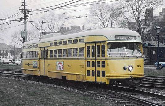 1971 Cleveland Shaker Heights Rapid Transit Bus Vintage Photo Picture