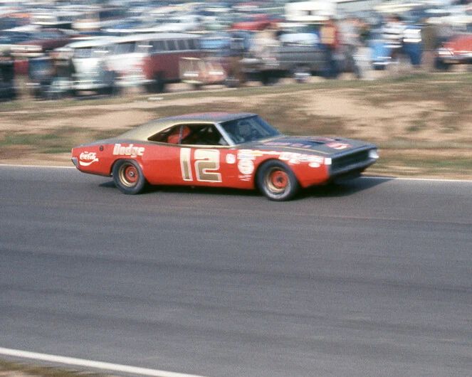 1971 Coca Cola Dodge Bobby Allison Glossy Photo Bob Print Riverside Raceway