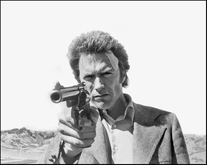 1971 Dirty Harry Photo Movie Poster Harry Callahan Print Clint Eastwood 1