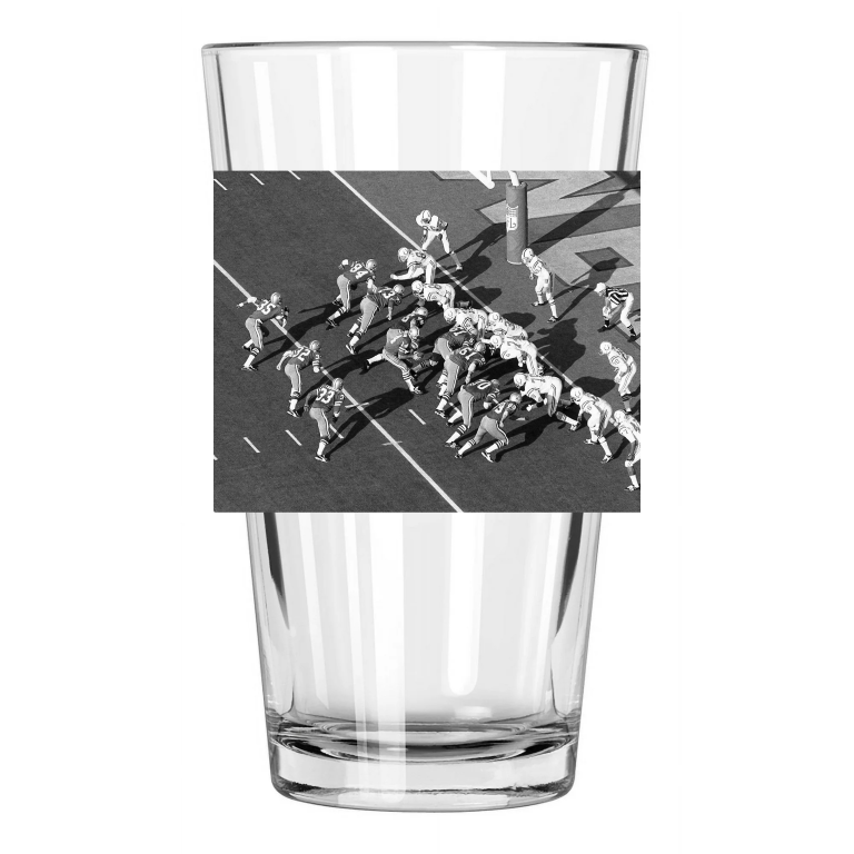 1971 Dallas Cowboys Vs Baltimore Colts Super Bowl V Pint Beer Drinking Glass
