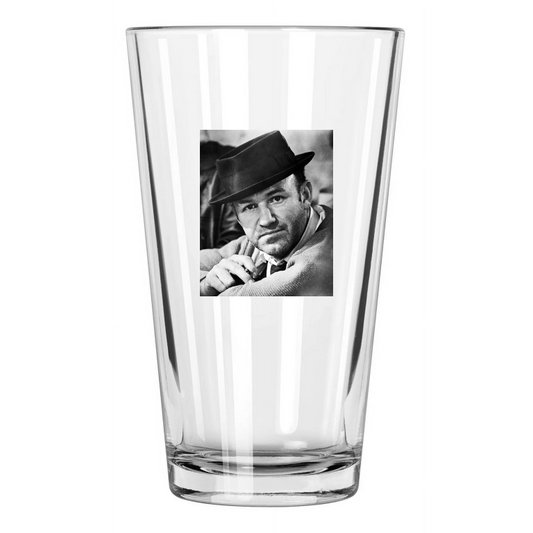1971 Gene Hackman Jimmy Doyle The French Connection 1 Pint Beer Drinking Glass