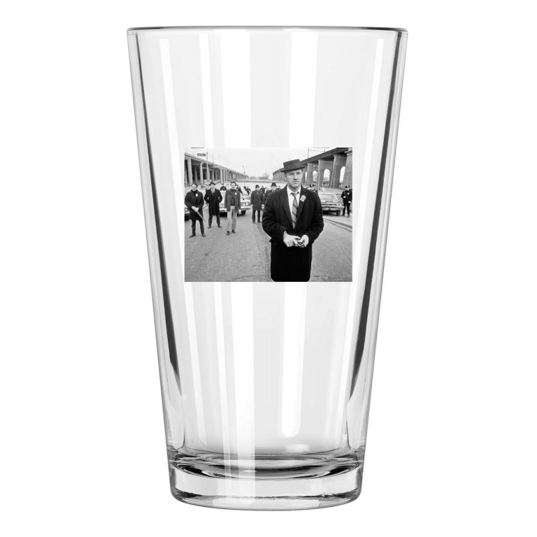 1971 Gene Hackman Jimmy Doyle The French Connection 2 Pint Beer Drinking Glass